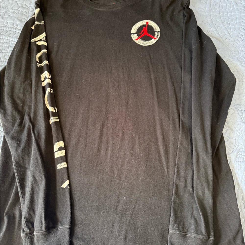 Black Long Sleeve Jordan brand Shirt